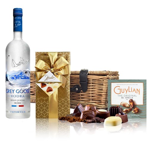 Grey Goose Vodka And Chocolates Hamper